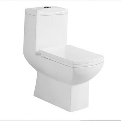 square style ceramic  toilet commode wash down  one piece  toilet seat  for sale