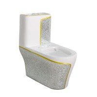 New innovative ceramic gold toilet bowl for sale