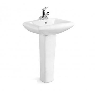 bathroom ceramic outdoor  white color pedesta  basin  for  hotel