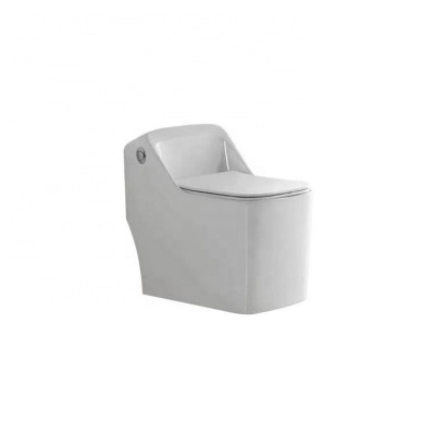 Bathroom toilet commode Siphonic one piece toilet Elongated toilet seat