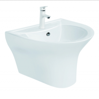 Popular Modern Hotel Washing Sink Bathroom Wall Mounted Basin