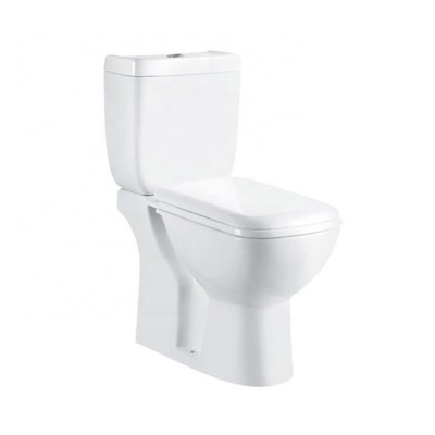 New Design Floor Mounted Washdown Two Piece Ceramic Toilet