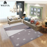 Polyester anti-slip art design home theater  handmade 3d carpet for floor